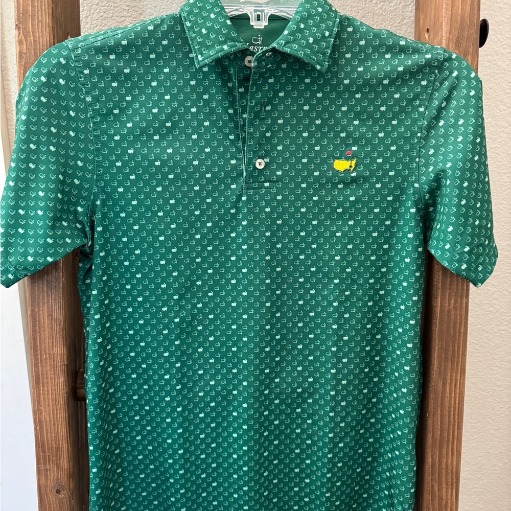 Masters Green Polo Shirt-boys youth boys size Medium